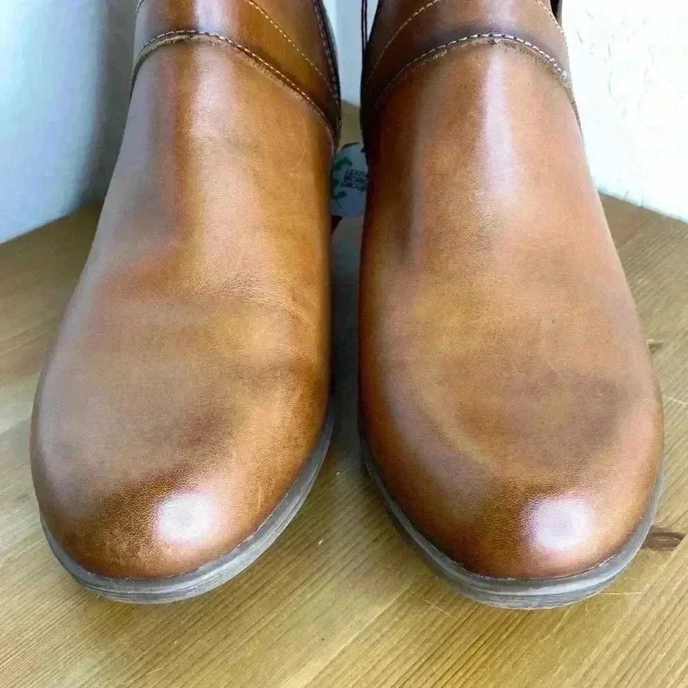 NEW PIKOLINOS Rotterdam Brown Leather Cuero Ankle Boot Size EU 41 US 10